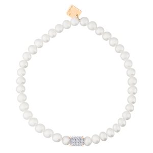 mini midnight pearl & diamond bracelet