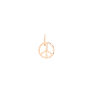 mini peace & love charm