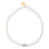 mini midnight pearl & diamond bracelet