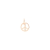 mini peace & love charm