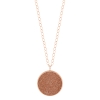 jumbo ever gold sandstone disc on chain