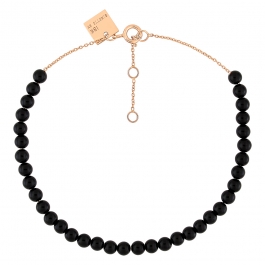 BRACELET - Maria mini onyx bead bracelet | Ginette NY