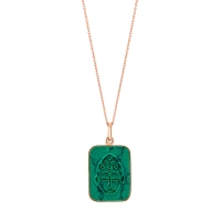 bliss turquoise buddha on chain