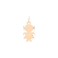 mini girl charm