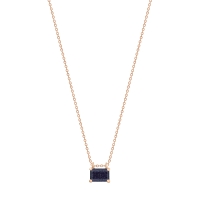 mini midnight blue sandstone on chain