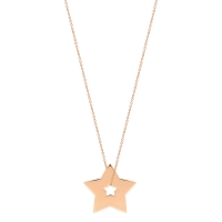 milky way open star necklace