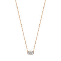 mini sequin diamond necklace